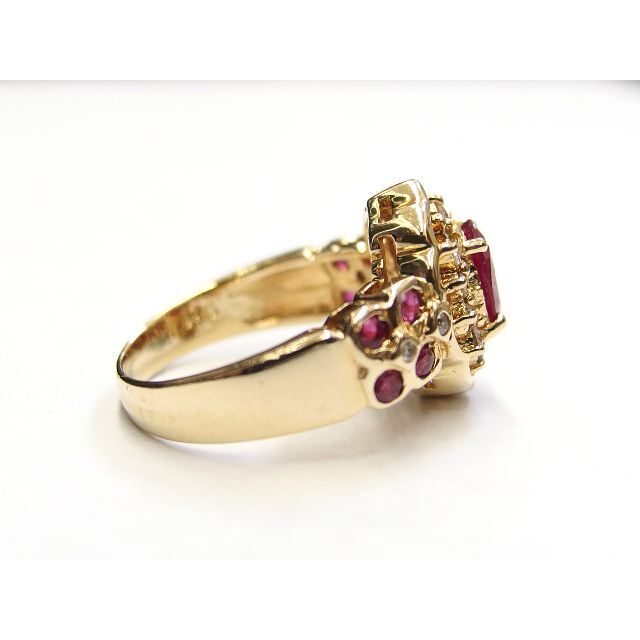 期間限定30%OFF! K18 ルビー0.62/0.41ct /R3977 リング D0.23ct リング(指輪) ティファニー TIFFANYCo. 3バンド 12号 リング K14 YG WG PG 3連 スリーゴールド 3カラー トリニティ 585 指輪 Ring