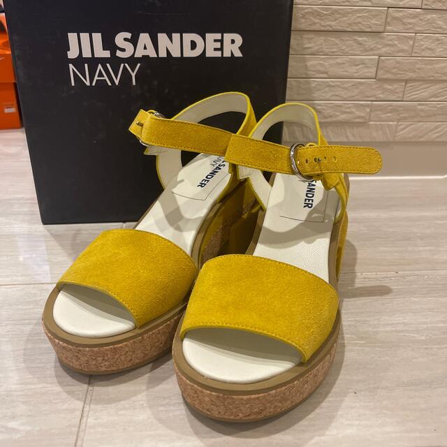 Jil Sander(ジルサンダー)の【最終お値下げ】JIL SANDER Navy サンダル　37 レディースの靴/シューズ(サンダル)の商品写真