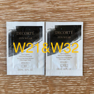 コスメデコルテ(COSME DECORTE)のゼンウェアフルイド　W21&W32(ファンデーション)