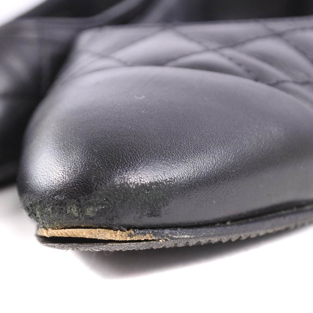 CHANEL(シャネル)の【CHANEL】シャネル マトラッセ カーフ 黒 レディース パンプス レディースの靴/シューズ(ハイヒール/パンプス)の商品写真