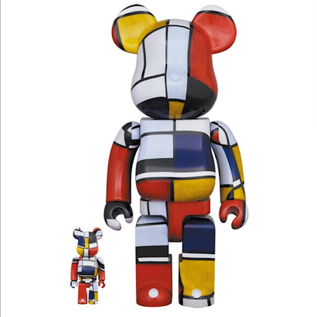 BE@RBRICK(ベアブリック)のBE@RBRICK Piet Mondrian 100％ & 400％ エンタメ/ホビーのフィギュア(その他)の商品写真