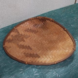 竹製品   貝型網代編み(バスケット/かご)