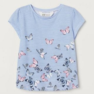 エイチアンドエイチ(H&H)の新品未使用☆H&M☆バタフライトップス(Tシャツ/カットソー)