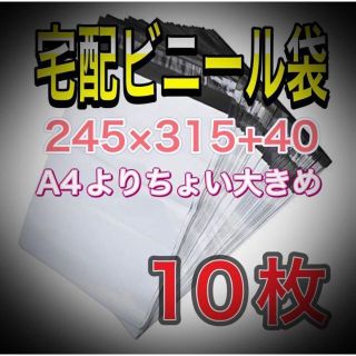 宅配ビニール袋A4サイズ10枚(その他)