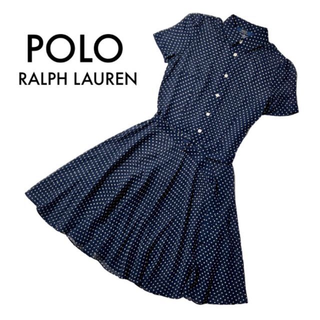 POLO RALPH LAUREN - ポロラルフローレン シルクドット柄半袖シアー