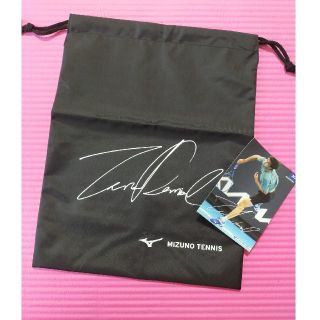 ミズノ(MIZUNO)のミズノ　テニス　シューズケース　ダニエル太郎サイン入り(シューズ)