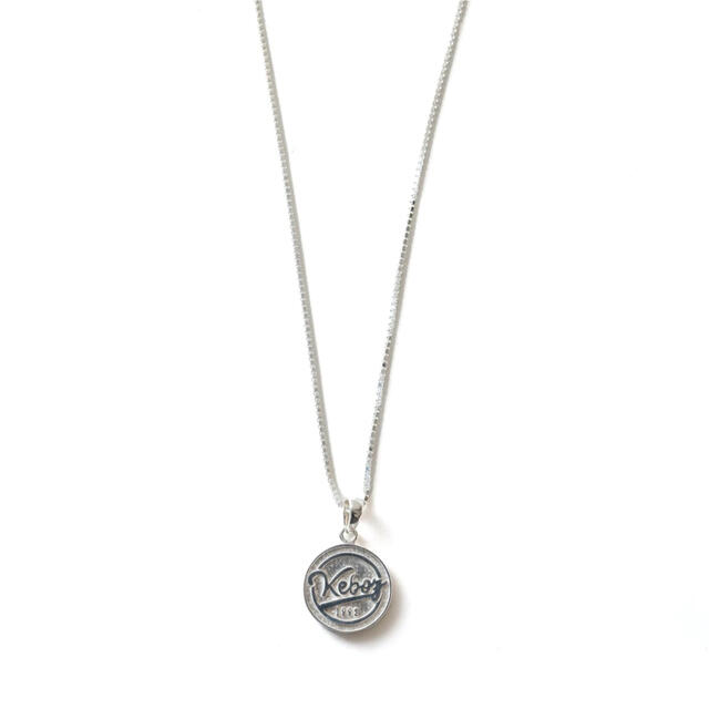 KEBOZ BB LOGO NECKLACE【SILVER】