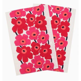 マリメッコ(marimekko)のmarimekko マリメッコ　UNIKKOティータオル　2枚組(テーブル用品)