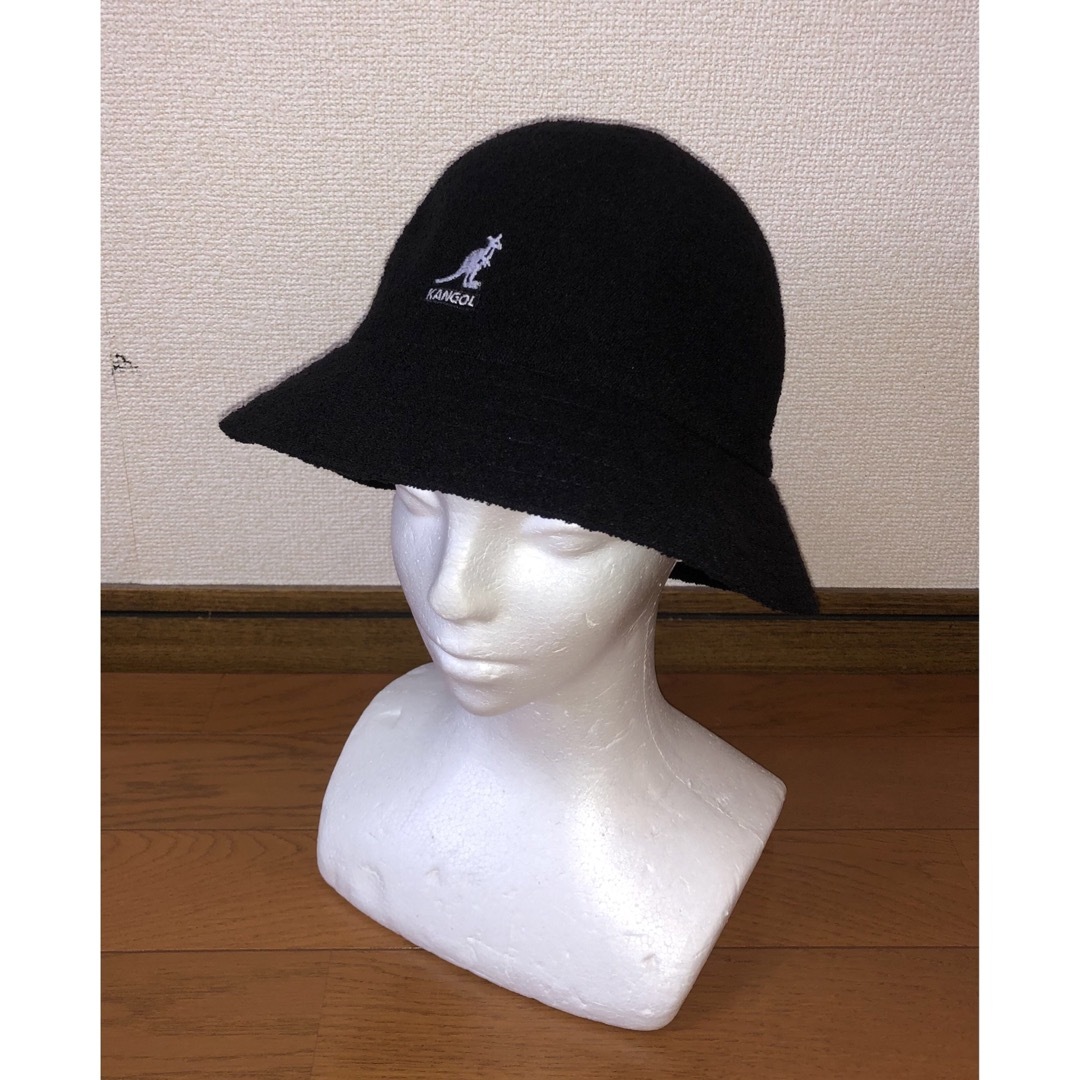 KANGOL - M 新品 KANGOL メトロハット バケットハット ブラック KANGOL - M 新品 KANGOL メトロハット バケットハット ブラック