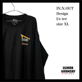 インナウト IN.N.OUT デザイン ロンＴ オーバーサイズ 新品(Tシャツ/カットソー(七分/長袖))