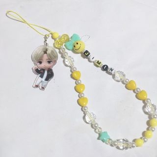 ボウダンショウネンダン(防弾少年団(BTS))の💛BTS 防弾少年団 JIMIN スマホストラップ💛TinyTAN ジミン(アイドルグッズ)