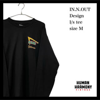インナウト IN.N.OUT デザイン ロンＴ オーバーサイズ 新品(Tシャツ/カットソー(七分/長袖))
