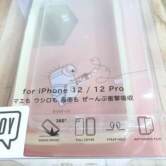 ミニオン(ミニオン)の蓄光 iDress ミニオンズ iPhone12Pro/12 兼用 スマホ/家電/カメラのスマホアクセサリー(iPhoneケース)の商品写真