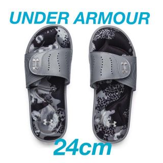 アンダーアーマー(UNDER ARMOUR)の【新品・24cm】UNDER ARMOUR イグナイト VI フラットブリム(サンダル)