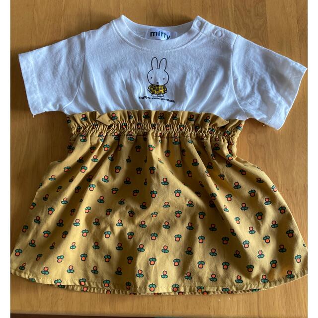 しまむら(シマムラ)のミッフィー　ワンピース キッズ/ベビー/マタニティのキッズ服女の子用(90cm~)(ワンピース)の商品写真