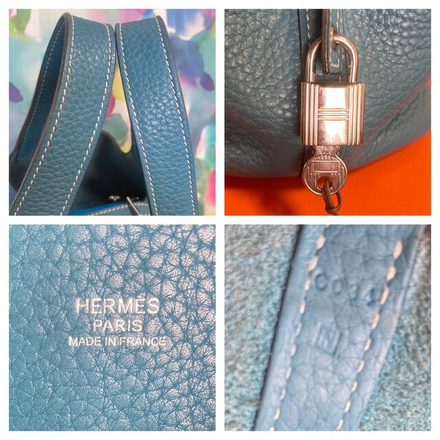 Hermes(エルメス)の極美品★正規品 エルメス HERMES ピコタンロックPM ブルージーン レディースのバッグ(トートバッグ)の商品写真