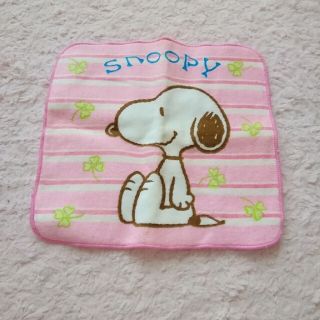 ピーナッツ(PEANUTS)のSNOOPY　プチハンカチ　21×21(クッション)