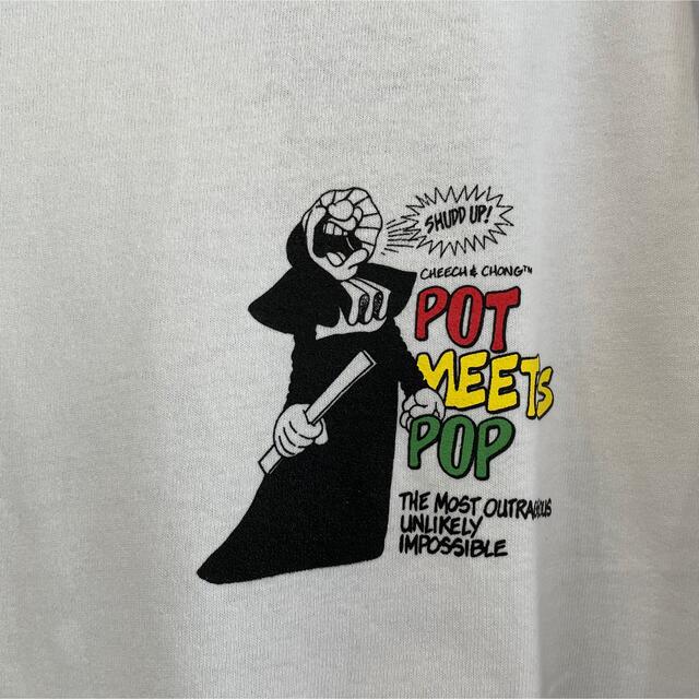 ポットミーツポップ POT MEETS POP デザイン 半袖Tシャツ 新品 レディースのトップス(Tシャツ(半袖/袖なし))の商品写真