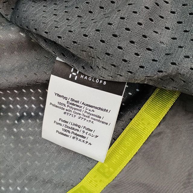 HAGLOFS ARETE JACKET GORE-TEX ゴアテックス 未使用の通販 by HAGLOFS ARETE JACKET GORE-TEX ゴアテックス 未使用の通販 by
