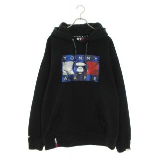 アベイシングエイプ(A BATHING APE)のアベイシングエイプ ×トミーヒルフィガー/TOMMY HILFIGER ロゴプリ(パーカー)