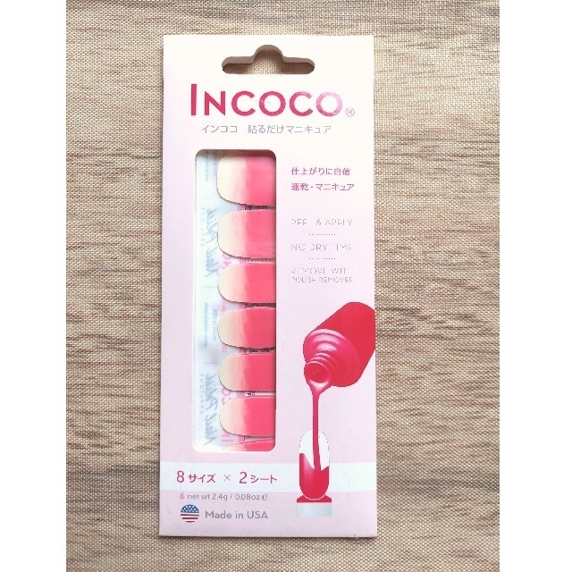 Incoco(インココ)のインココ　貼るだけマニキュア　PINK PETAL コスメ/美容のネイル(ネイル用品)の商品写真