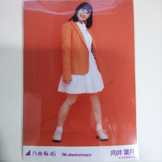 ノギザカフォーティーシックス(乃木坂46)の乃木坂46 生写真向井葉月7th Anniversary ヒキ 橙 オレンジ(アイドルグッズ)