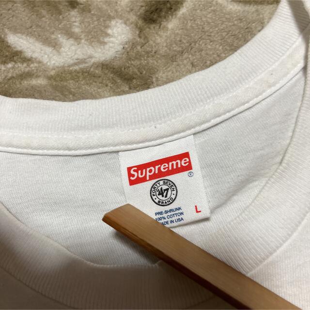 15ss Supreme Yankees Box Logo tee tシャツ L