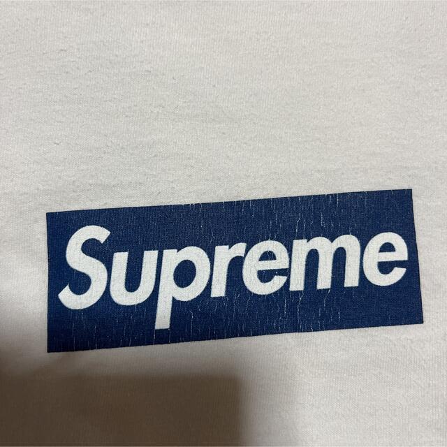 15ss Supreme Yankees Box Logo tee tシャツ L