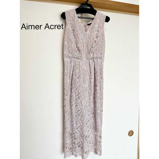 AIMER(エメ)のAimer Acret レースワンピ レディースのワンピース(ひざ丈ワンピース)の商品写真