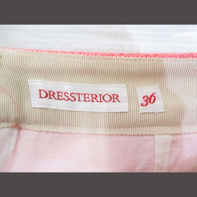DRESSTERIOR(ドレステリア)のドレステリア DRESSTERIOR 台形 スカート 36 ピンク 裏地付き レディースのスカート(ひざ丈スカート)の商品写真