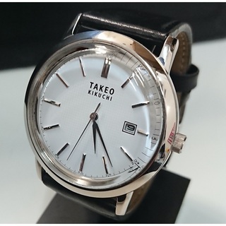 3080 TAKEO KIKUCHI メンズ クラシックソーラー時計