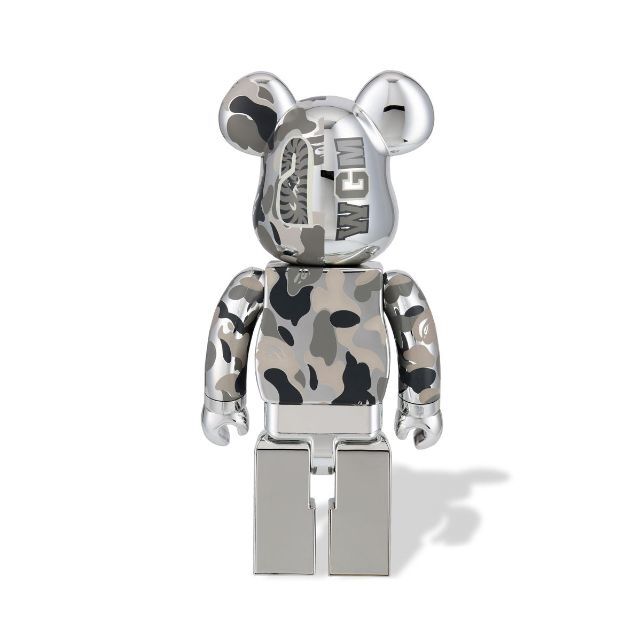 BAPE ABC CAMO SHARK BE@RBRICK 100%&400%