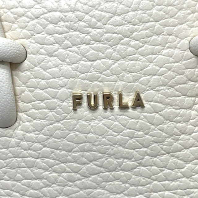 Furla(フルラ)のフルラ ロゴ 2WAY ハンドバッグ ショルダーバッグ レザー アイボリー系 レディースのバッグ(ショルダーバッグ)の商品写真