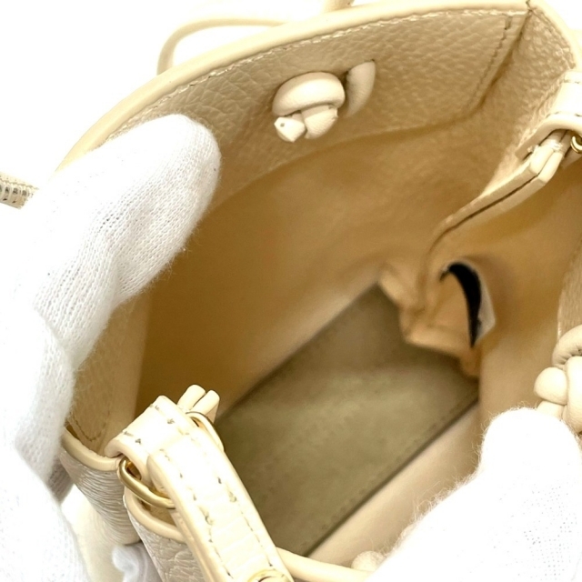 Furla(フルラ)のフルラ ロゴ 2WAY ハンドバッグ ショルダーバッグ レザー アイボリー系 レディースのバッグ(ショルダーバッグ)の商品写真