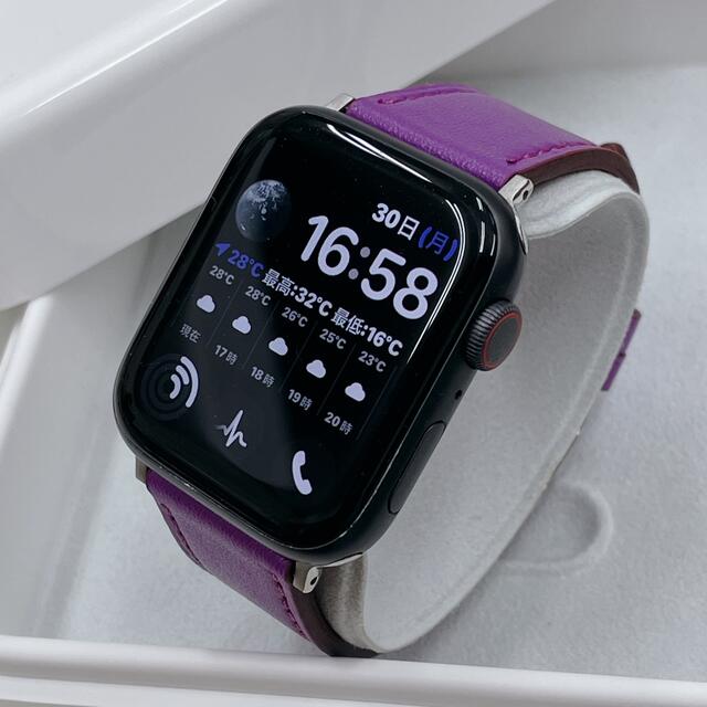 数量限定 Apple Watch 42/44mm - GPS+Cellular series5 グレー