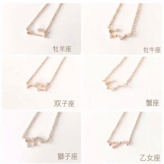 スタージュエリー(STAR JEWELRY)の【星座ネックレス】12 star sign necklace*(ネックレス)