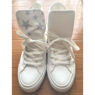 コンバース(CONVERSE)のWhite atelier BY CONVERSE ハイカット　23.5cm(スニーカー)