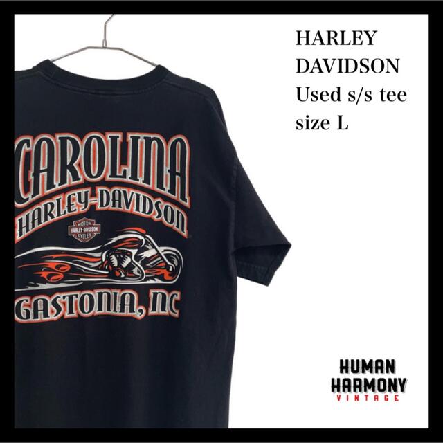 状態ハーレーダビッドソン HARLEYDAVIDSON 半袖Tシャツ