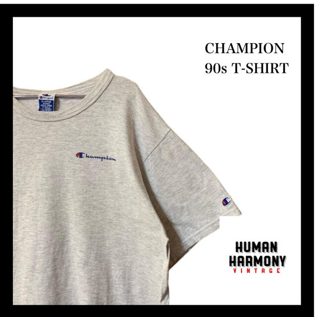 チャンピオンchampion 90s 青刺繍タグ Tシャツ 古着 アメカジ | フリマアプリ ラクマ