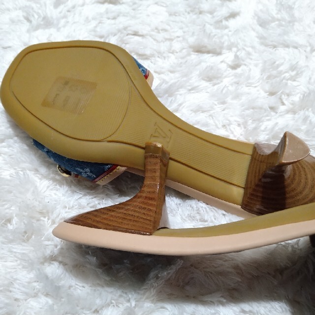 LOUIS VUITTON - LV デニム サンダル 36の通販 by B-T's shop|ルイ LOUIS VUITTON - LV デニム サンダル 36の通販 by B-T's shop|ルイ
