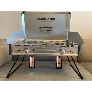 ユニフレーム(UNIFLAME)の【超美品】ユニフレーム　ツインバーナーUS-1900(調理器具)