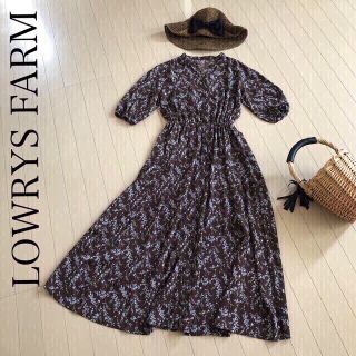 ローリーズファーム(LOWRYS FARM)のLOWRYS FARM ローリーズファーム ロングワンピース 花柄 ワンピース(ロングワンピース/マキシワンピース)