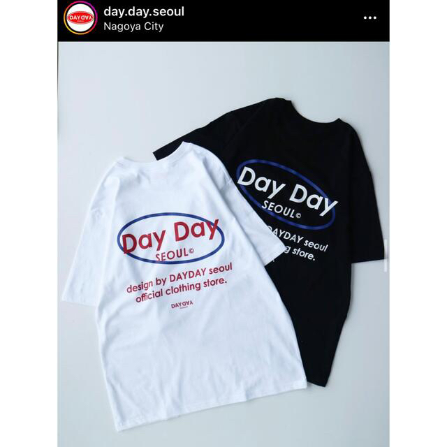 DayDay Seoul tシャツ 黒 ブラック XL loop tee | フリマアプリ ラクマ