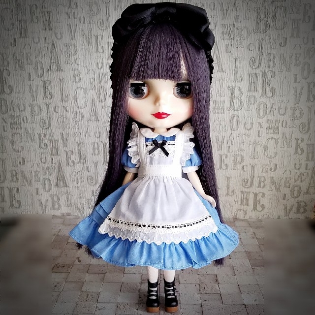 1/6ドール服 ブライス アウトフィット アリス風コーデセットの 1/6ドール服 ブライス アウトフィット アリス風コーデセットの