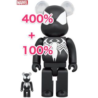 メディコムトイ(MEDICOM TOY)の新品未開封 BE@RBRICK SPIDER-MAN BLACK COSTUME(その他)