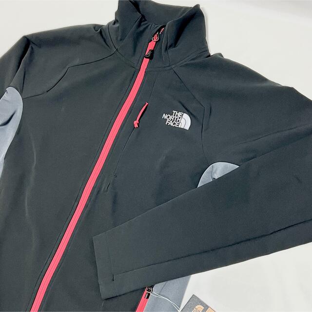 THE NORTH FACE(ザノースフェイス)の海外限定 ノースフェイス アウトドア フルジップ フリース ソフトシェル 伸縮 メンズのジャケット/アウター(ブルゾン)の商品写真