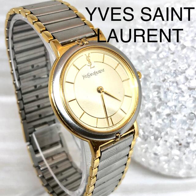 Saint Laurent(サンローラン)のじゅんこさま専用【イヴサンローラン】 【動作ok】【コマ付き】 レディースのファッション小物(腕時計)の商品写真