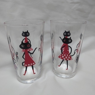 アツコマタノ(Atsuko Matano)のマタノアツコMEME赤2個セット(グラス/カップ)