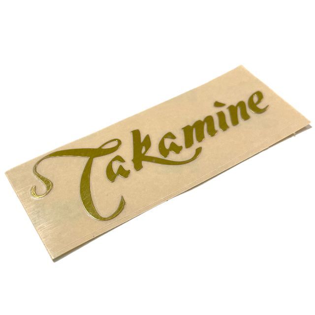 Takamine ゴールドメタリック　ステッカー 楽器のギター(アコースティックギター)の商品写真