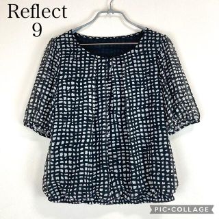 リフレクト(ReFLEcT)の【美品】リフレクトブラウス 総柄(シャツ/ブラウス(半袖/袖なし))